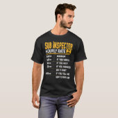 副検査官の時給 Tシャツ (正面フル)