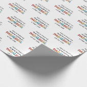 副法素晴らし務補おもしろい助 ラッピングペーパー (角)