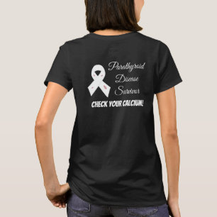 副甲状腺の病気の生存者の認識度のワイシャツ Tシャツ