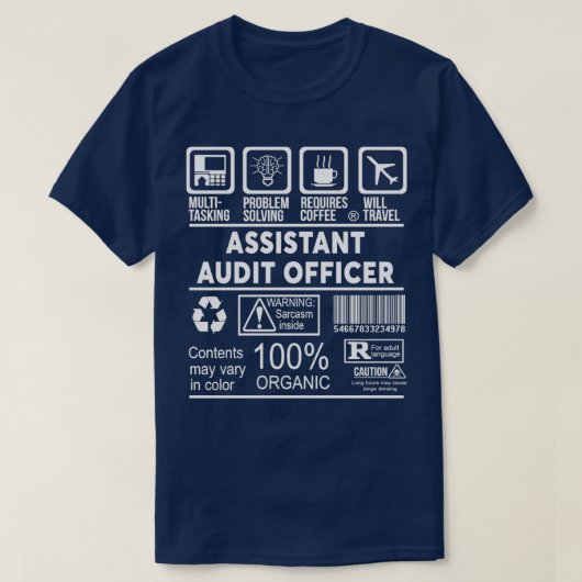 副監査官ニースデザイン2017 Tシャツ (デザイン正面)