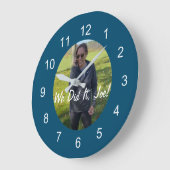 副社長のカマラ・ハリス選ス、ジョー ラージ壁時計 (傾斜)