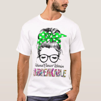 副腎がん認識度リボンのサポートギフト Tシャツ