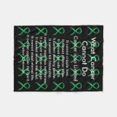 副腎がん認識度リボンフリースブランケット フリースブランケット (正面(横))