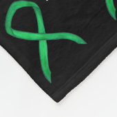 副腎がん認識度リボンフリースブランケット フリースブランケット (角)