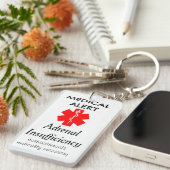 副腎の不十分のキーホルダー キーホルダー (正面右)