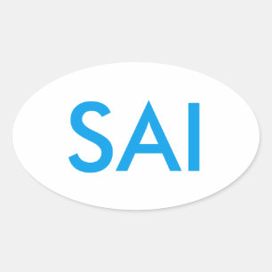 副腎不全(SAI)サポートステッカー 楕円形シール