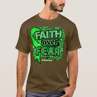 副腎認識度リボン信仰Fear Leopard G Tシャツ