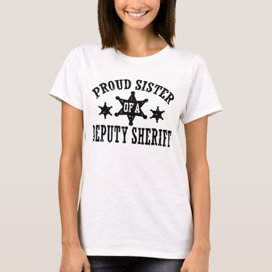 副誇りを持った保安官の妹 Tシャツ (正面)