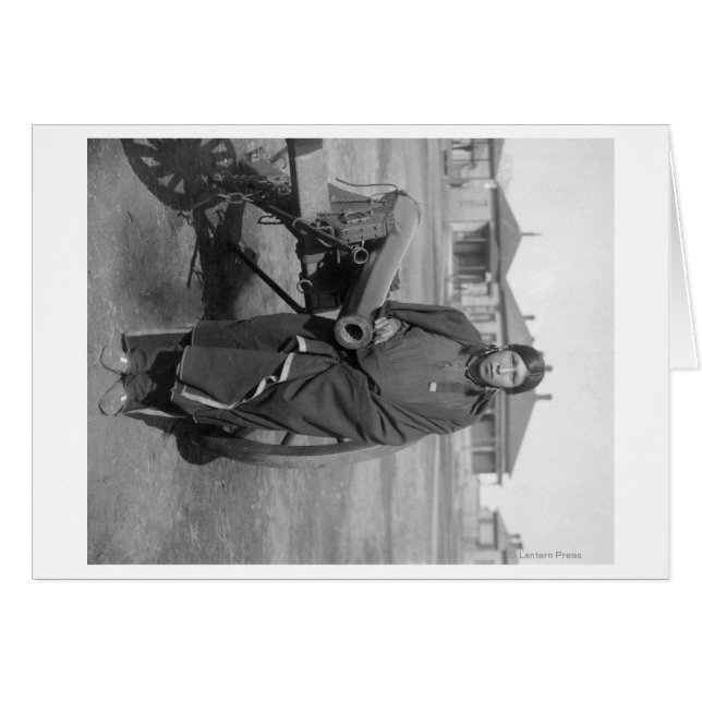 副長を馬に乗せてケーシー写真 (正面横)