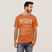 副院長辞書の用語の皮肉 Tシャツ (正面フル)