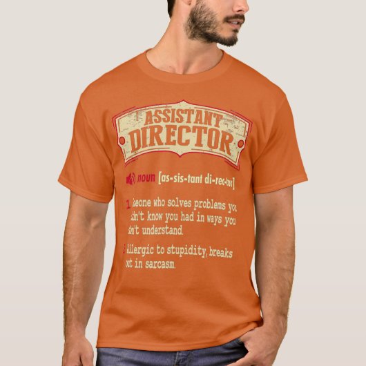 副院長辞書の用語の皮肉 Tシャツ (正面)