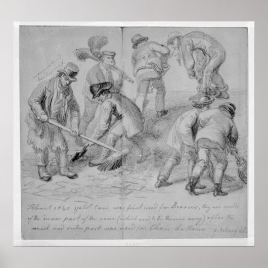 割りステッキの箒の導入 ポスター (正面)