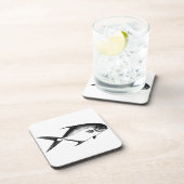 割り当てのロゴ(線画) コースター (右側)