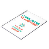 "割り当てられた"をノートとして他の義務苛立たせて下さい ノートブック (左側)