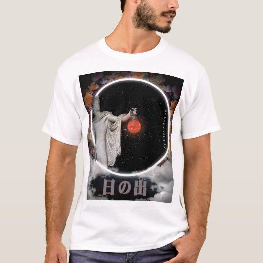 割り当てられてライトがあります Tシャツ (正面)