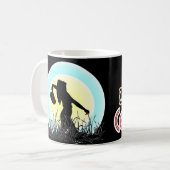 割り当てられて女性のカーボーイマグかコップがあります マグカップ (正面左)