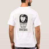 割り当てることはヘッド屑のワイシャツの行きます Tシャツ (裏面)