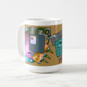 割り当てることは行きます コーヒーマグカップ (正面左)