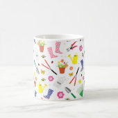 割り当てキーパーおもしろいガーデニング コーヒーマグカップ (中央)