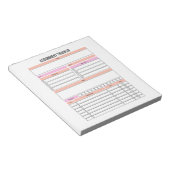 割り当てトラッカープランナーメモ帳 ノートパッド (アングル)