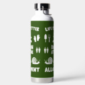 割り当て園芸 ウォーターボトル (左面)