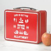 割り当て園芸 メタルランチボックス (インサイチュ)