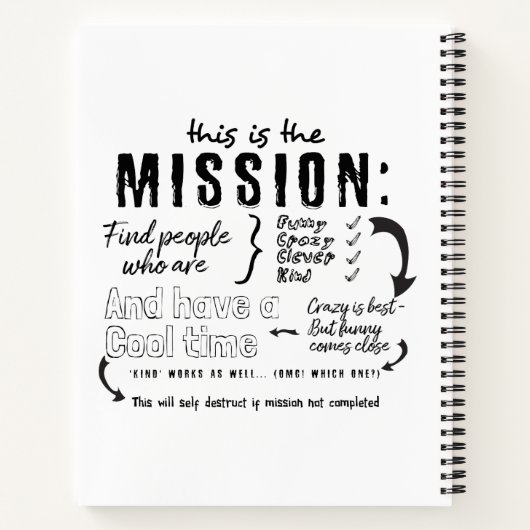 割り当て ノートブック (裏面)