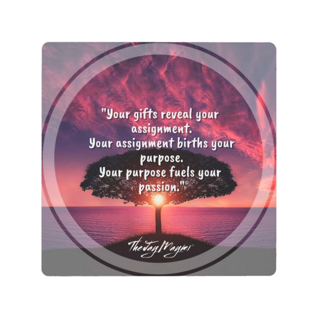 「割り当て」メタルプリント メタルプリント (正面)