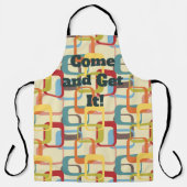 割り込み長方形 エプロン (正面)