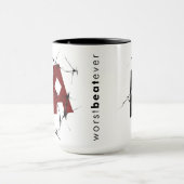 割れたエースのマグ マグカップ (中央)