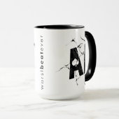 割れたエースのマグ マグカップ (正面右)