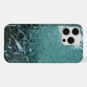 割れたガラスのiPhone 15 Pro Maxケース iPhoneケース (裏面横)