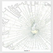 割れたガラス効果 シール (シート)