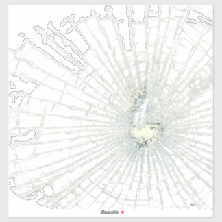 割れたガラス効果 シール