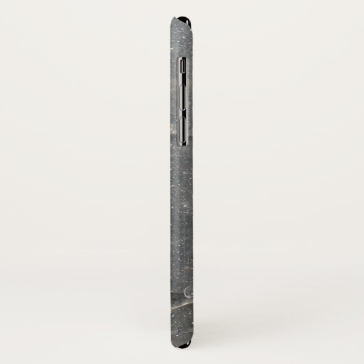 割れたガラス窓付き金属バー Case-Mate iPhoneケース (裏面/左)