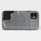 割れたガラス窓(金属バーケースメイトiPhon) Case-Mate iPhoneケース (裏面(横))