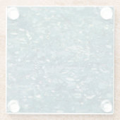 割れたガラス ガラスコースター (裏面)