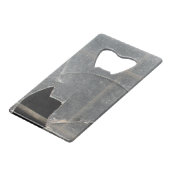 割れたガラス クレジットカード栓抜き (裏面アングル)