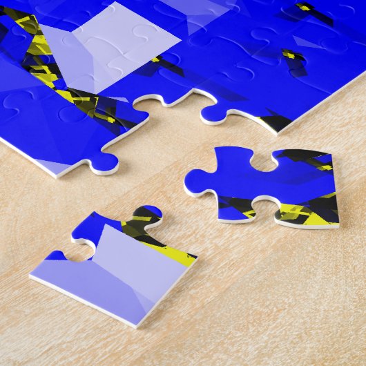 割れたガラス ジグソーパズル (側面)