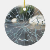 割れたガラス セラミックオーナメント (裏面)