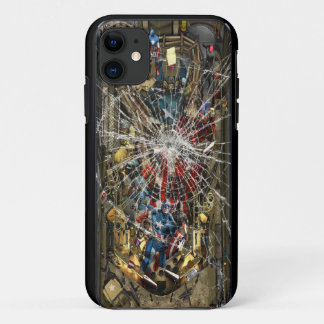 割れたガラス – ピンボールマシン iPhone 11 ケース