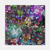 割れたガラス マグネット (正面)