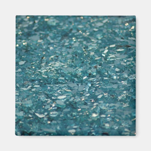 割れたガラス マグネット (正面)