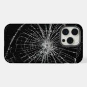 割れたガラス iPhoneケース (裏面横)