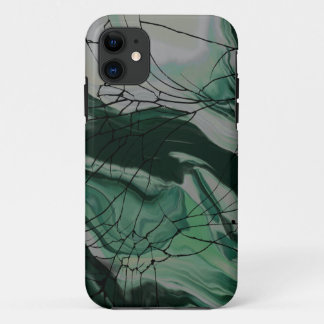 割れたガラス iPhone 11 カバー