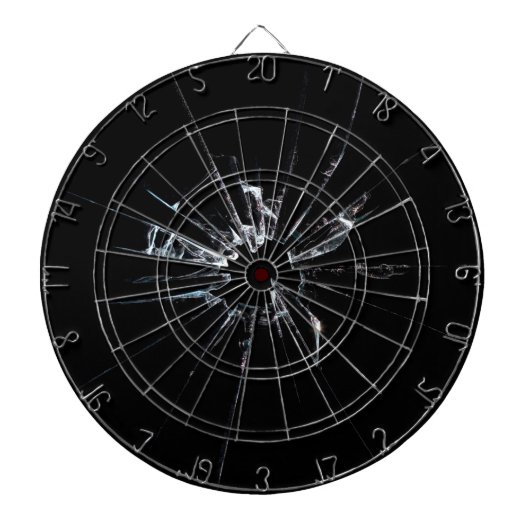 割れたガラスNo 1 ダーツボード (正面)