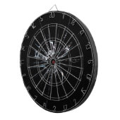 割れたガラスNo 1 ダーツボード (正面右)