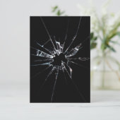 割れたガラスNo 1 案内状 (スタンド正面)