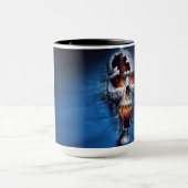 割れたスカルのマグ マグカップ (中央)