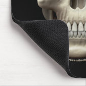 割れたスカル マウスパッド (コーナー)